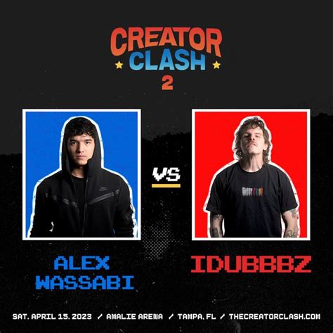 idubbbz vs alex wassabi|Creator Clash 2 full fight card including iDubbbz vs Alex Wassabi